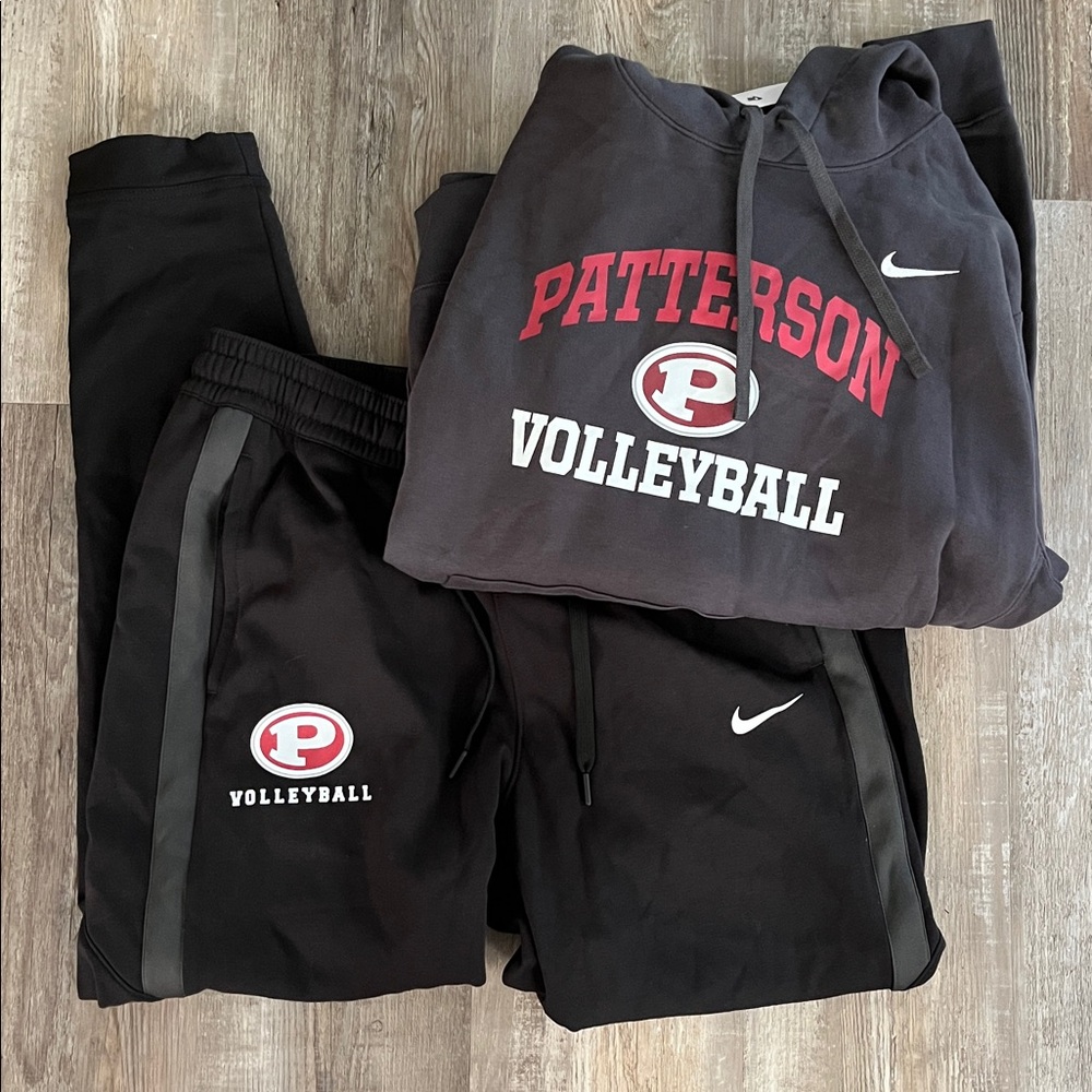 Nike | Patterson Volleyball Men's Black Hoodie & Pants Set